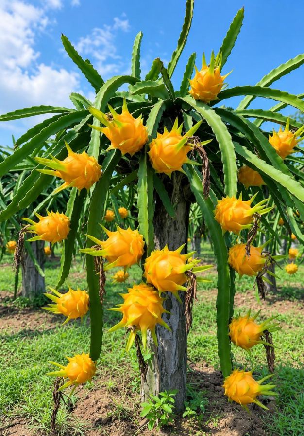 Yellow Dragon Fruit Plant